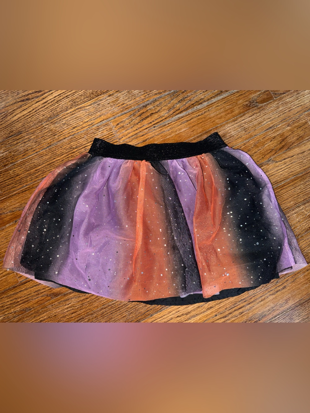 Girls Ombré Halloween Skirt